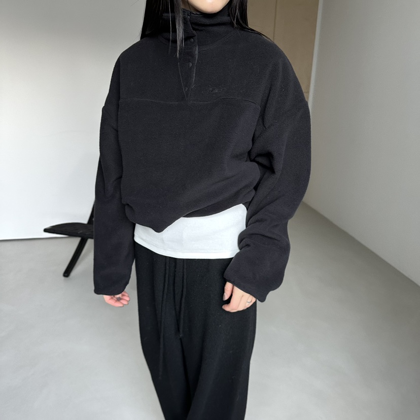 MOMENT東大門㊣代購女裝新品職業25秋冬推薦熱賣人氣衛衣抓絨MOMENT/RECOVER衛衣