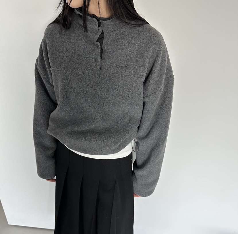 MOMENT東大門㊣代購女裝新品職業25秋冬推薦熱賣人氣衛衣抓絨MOMENT/RECOVER衛衣