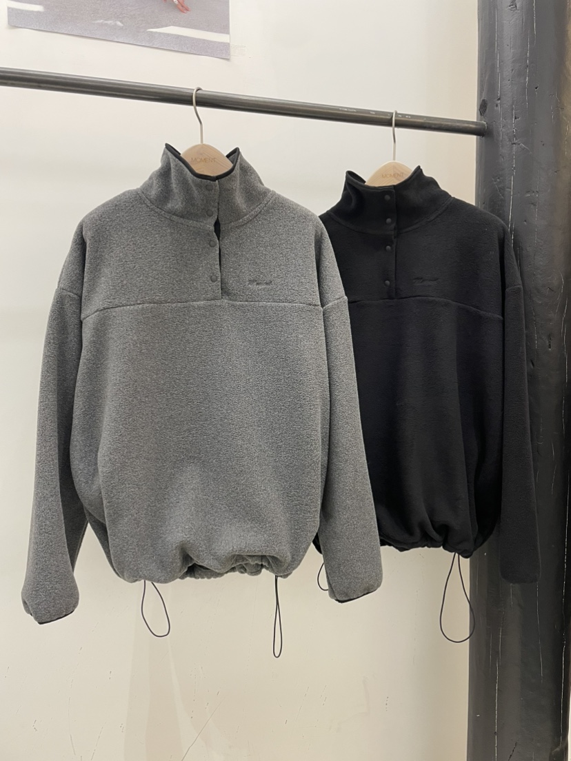 MOMENT東大門㊣代購女裝新品職業25秋冬推薦熱賣人氣衛衣抓絨MOMENT/RECOVER衛衣