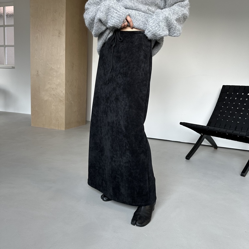 MOMENT東大門㊣實拍女裝新品熱賣人氣休閑推薦25秋冬職業長裙MOMENT/RECOVER長裙圖色3