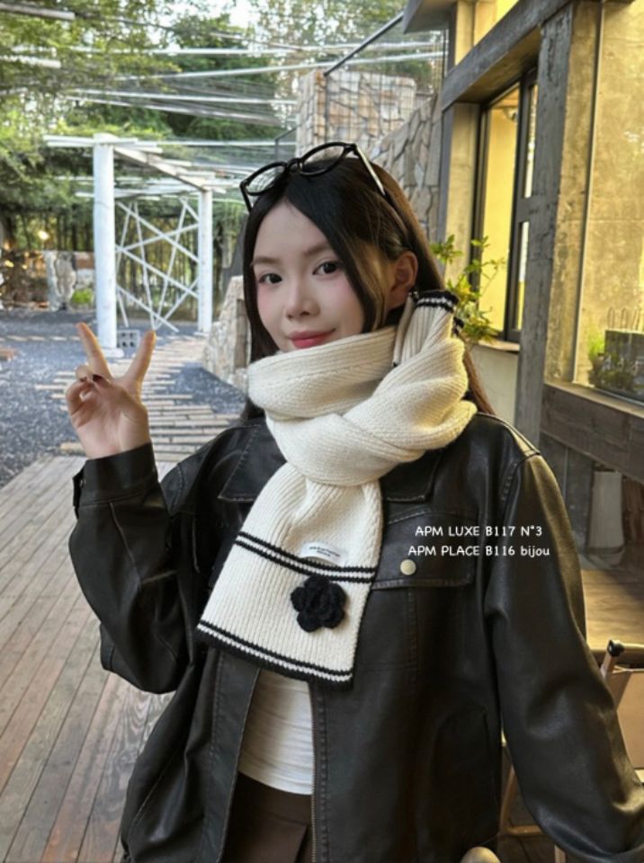 N3東大門㊣直郵女士新款25秋冬推薦休閑時尚人氣熱賣圍巾披肩N3圍巾/披肩