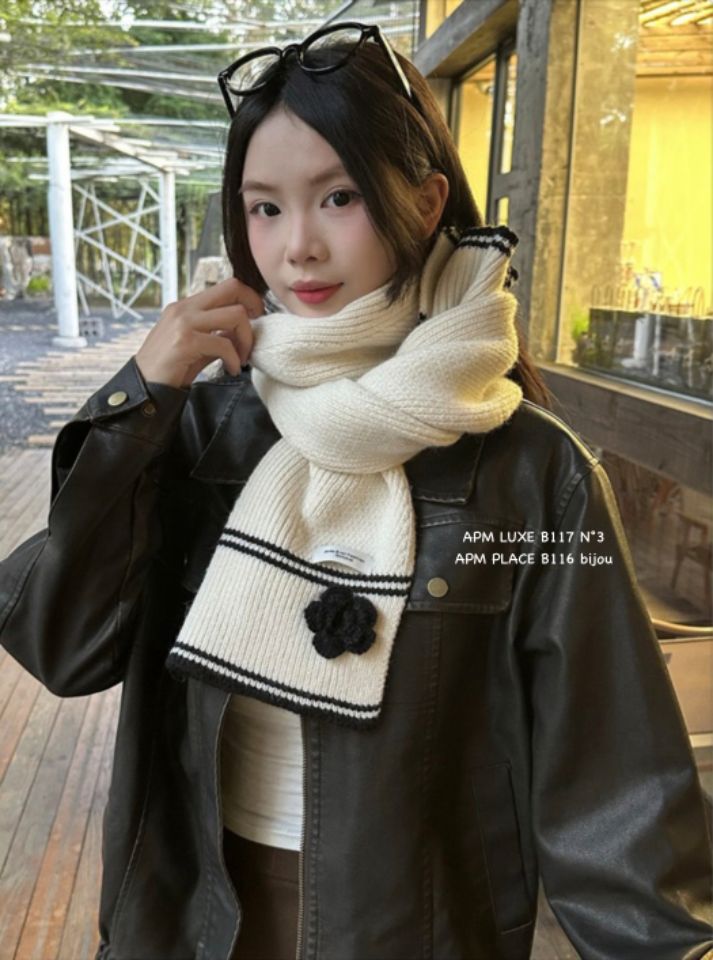 N3東大門㊣直郵女士新款25秋冬推薦休閑時尚人氣熱賣圍巾披肩N3圍巾/披肩