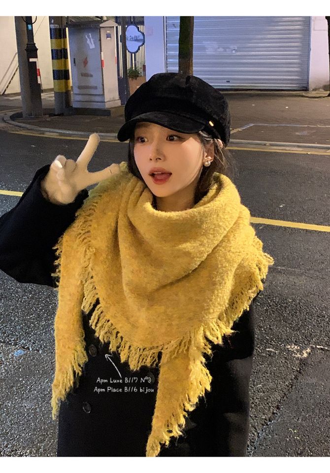 N3東大門㊣代購女士新品人氣推薦休閑25秋冬時尚職業圍巾披肩N3圍巾/披肩