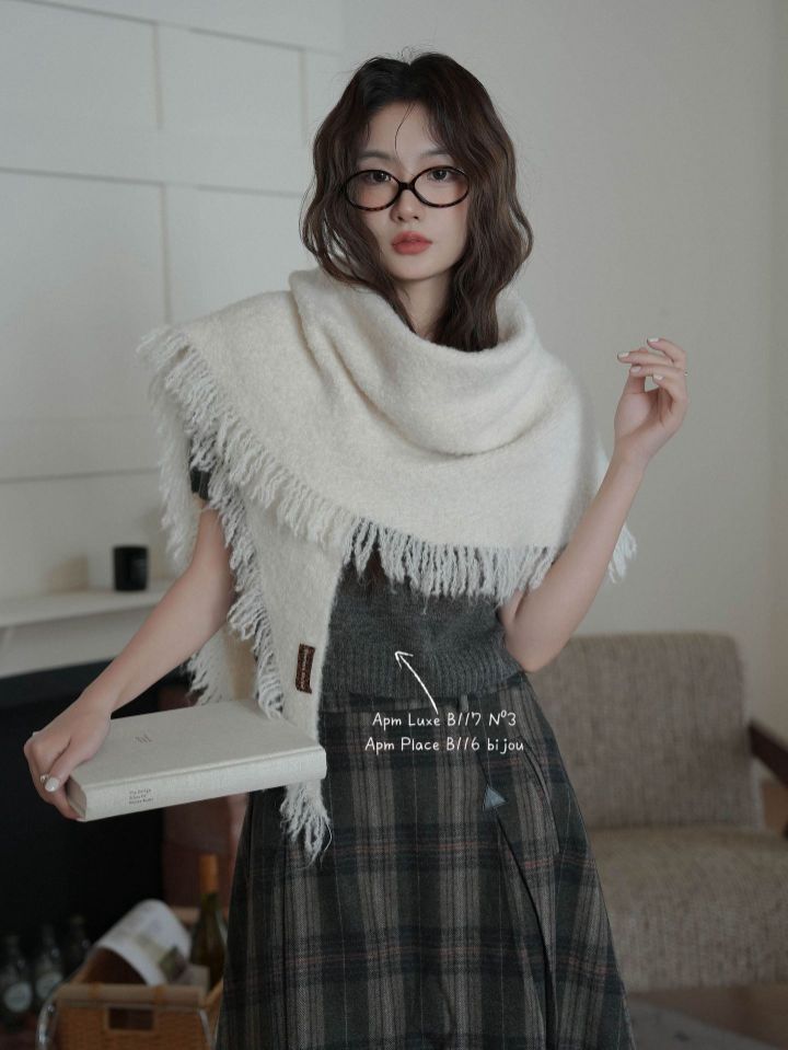 N3東大門㊣代購女士新品人氣推薦休閑25秋冬時尚職業圍巾披肩N3圍巾/披肩