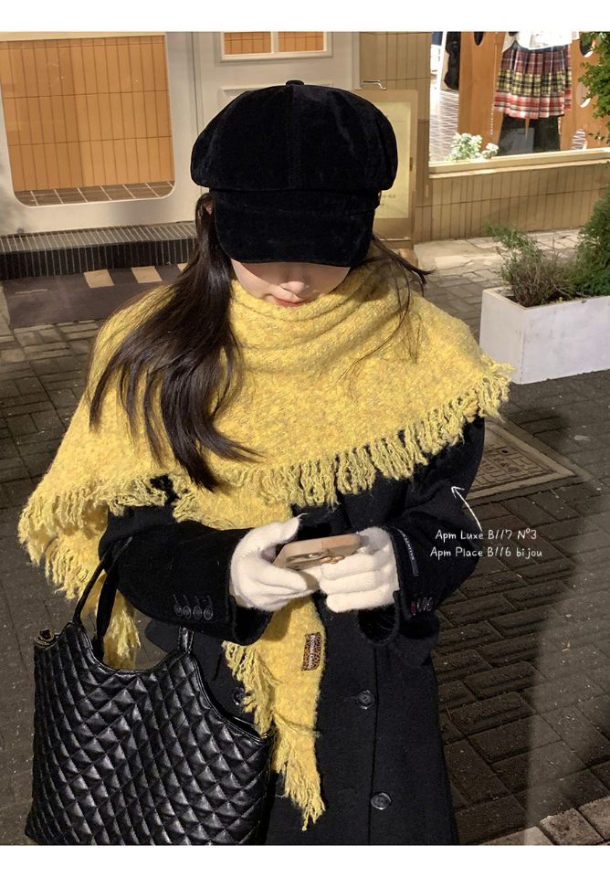 N3東大門㊣代購女士新品人氣推薦休閑25秋冬時尚職業圍巾披肩N3圍巾/披肩