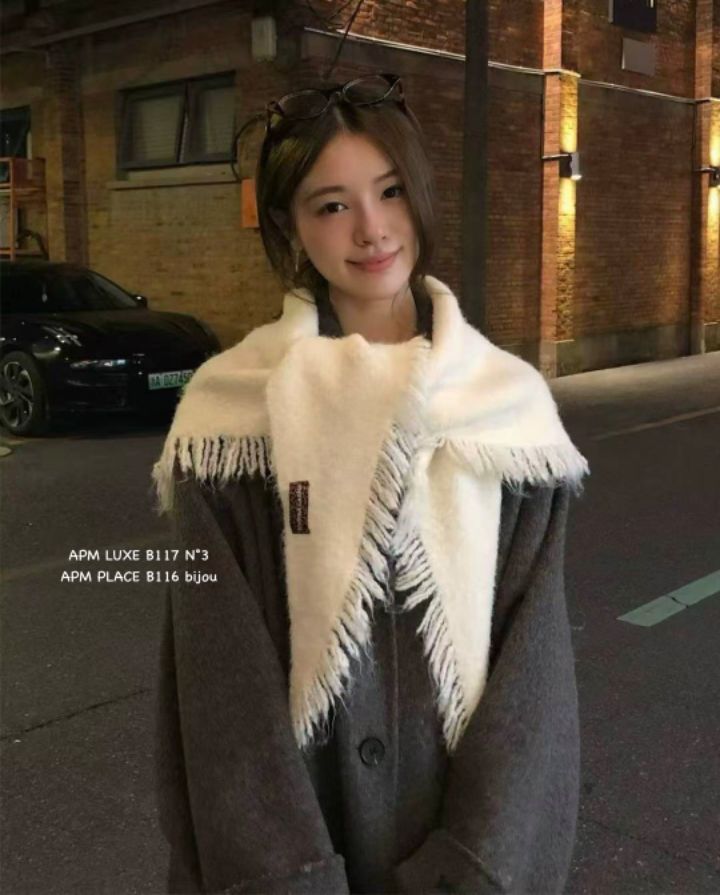 N3東大門㊣代購女士新品人氣推薦休閑25秋冬時尚職業圍巾披肩N3圍巾/披肩