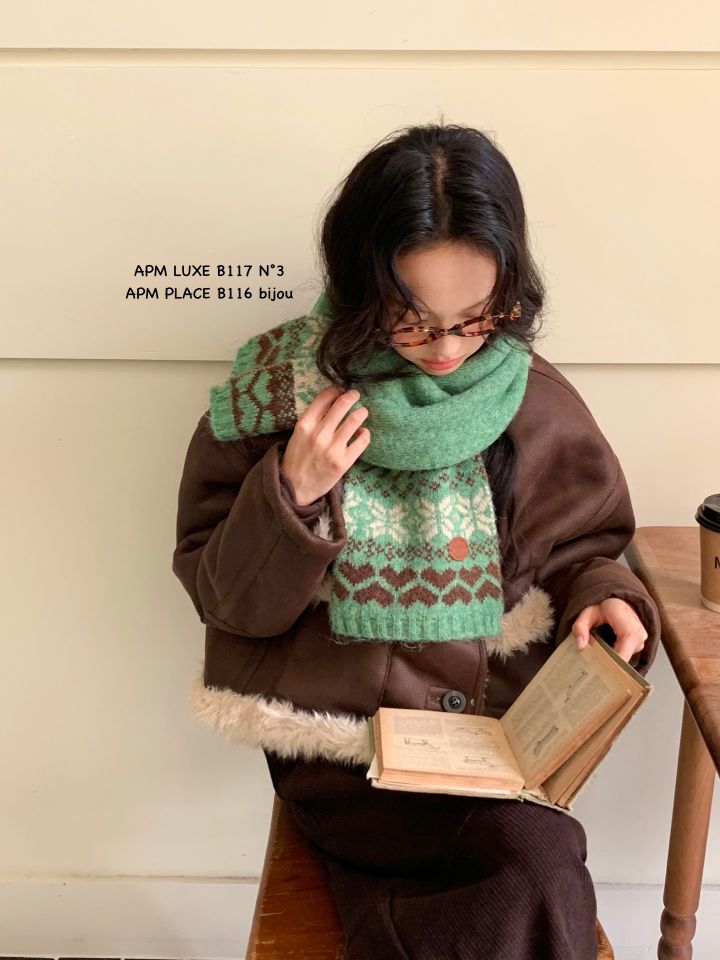 N3韓國代購㊣女裝新品25秋冬時尚人氣職業熱賣休閑圍巾披肩N3圍巾/披肩