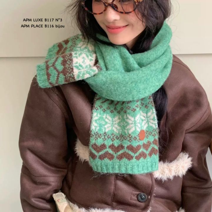 N3韓國代購㊣女裝新品25秋冬時尚人氣職業熱賣休閑圍巾披肩N3圍巾/披肩