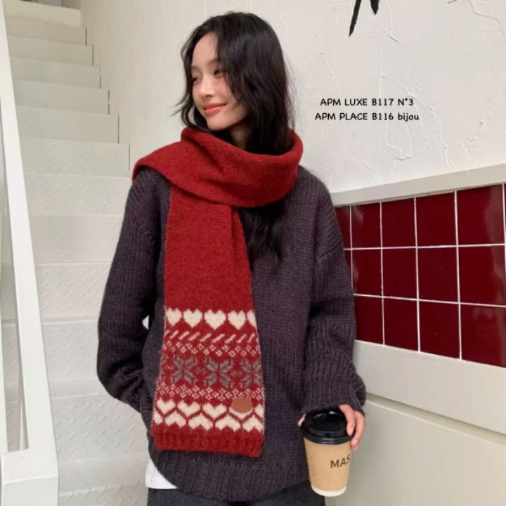 N3韓國代購㊣女裝新品25秋冬時尚人氣職業熱賣休閑圍巾披肩N3圍巾/披肩