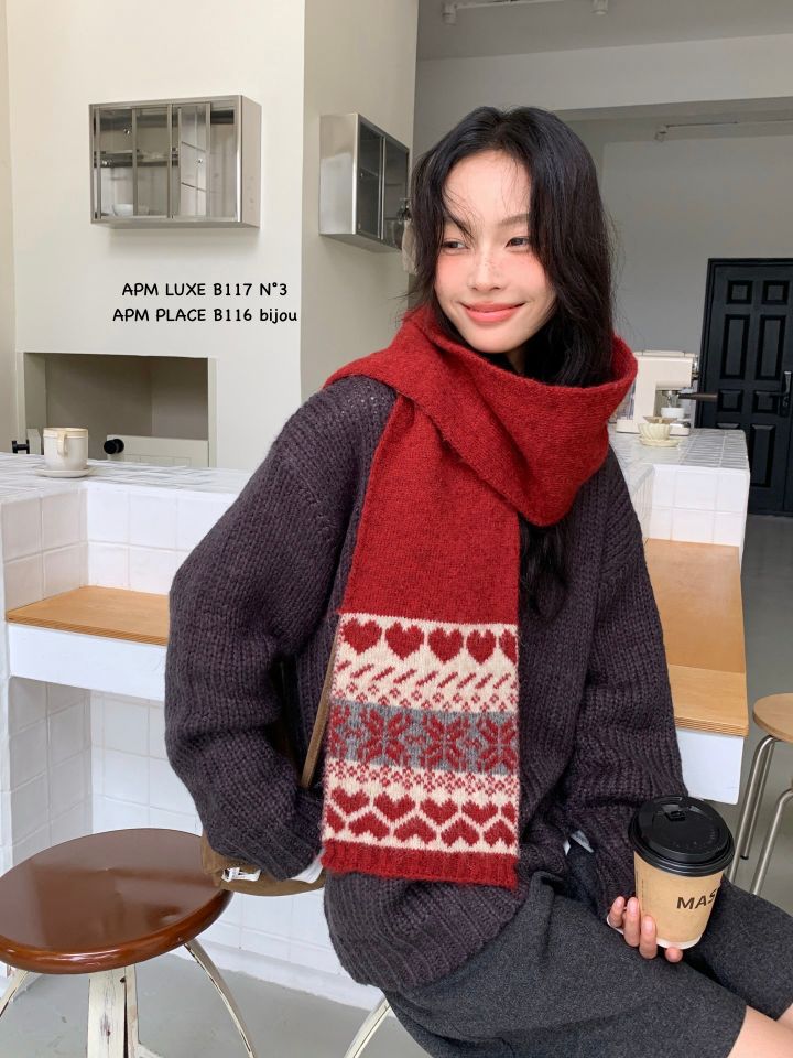 N3韓國代購㊣女裝新品25秋冬時尚人氣職業熱賣休閑圍巾披肩N3圍巾/披肩