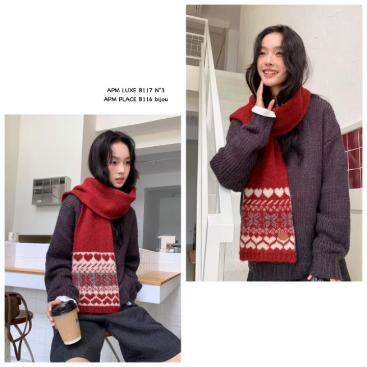 N3韓國代購㊣女裝新品25秋冬時尚人氣職業熱賣休閑圍巾披肩N3圍巾/披肩