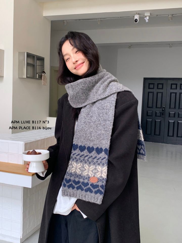 N3韓國代購㊣女裝新品25秋冬時尚人氣職業熱賣休閑圍巾披肩N3圍巾/披肩