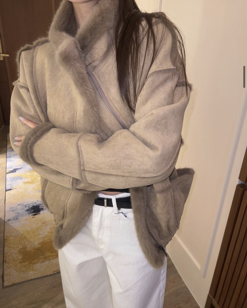 EOMPIT韓國代購㊣女士新款人氣時尚25秋冬職業休閑推薦夾克EOMPIT夾克