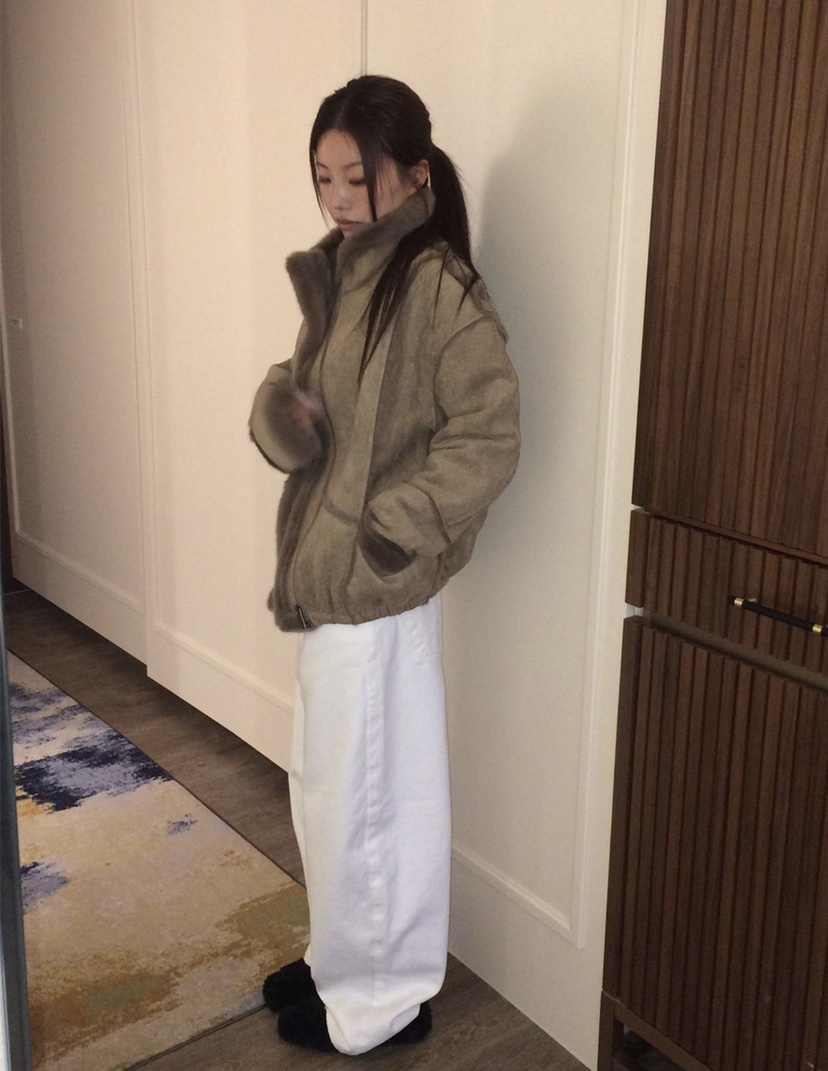 EOMPIT韓國代購㊣女士新款人氣時尚25秋冬職業休閑推薦夾克EOMPIT夾克