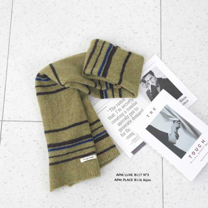 N3東大門㊣代購女士新款真品推薦25秋冬時尚人氣休閑圍巾披肩N3圍巾/披肩圖色5