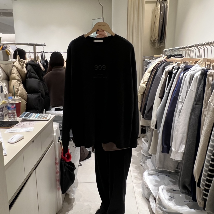 NAVYBURST東大門㊣代購女裝新品真品推薦25秋冬休閑長袖T恤NAVY BURST長袖T恤圖色3