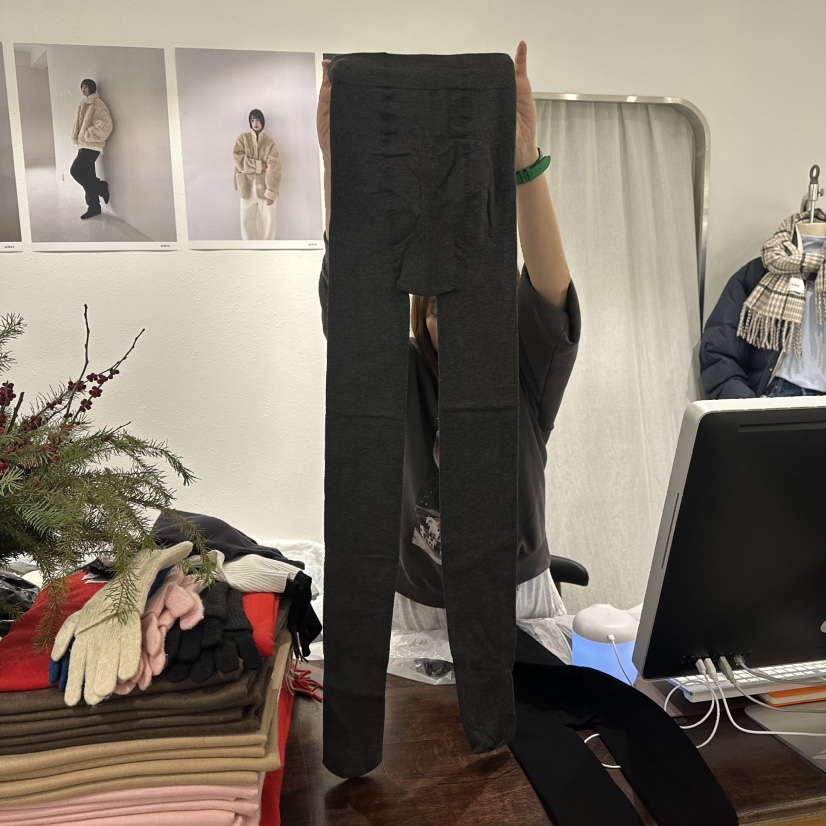 ACKER韓國代購㊣女士新品職業推薦時尚打底褲鯊魚褲加絨羊毛ACKER打底褲/鯊魚褲