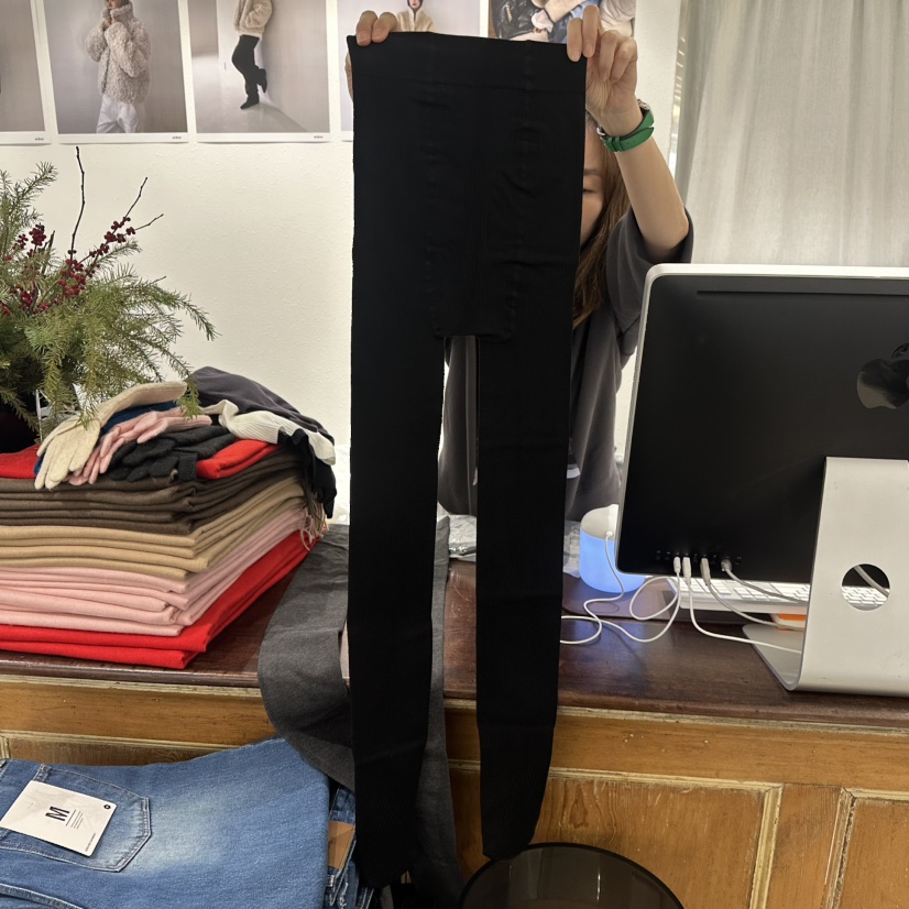 ACKER韓國代購㊣女士新品職業推薦時尚打底褲鯊魚褲加絨羊毛ACKER打底褲/鯊魚褲圖色2