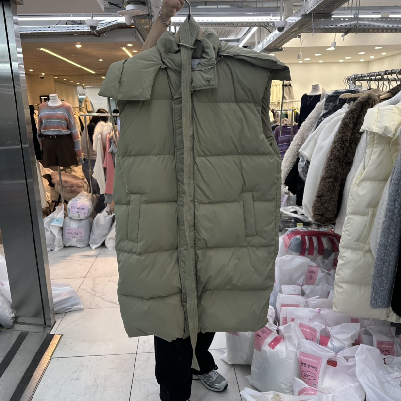 SAGE BRUSH東大門㊣代購女士新品時尚職業熱賣人氣馬甲長款SAGE BRUSH馬甲圖色2