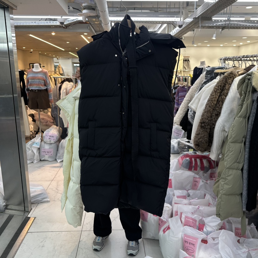 SAGE BRUSH東大門㊣代購女士新品時尚職業熱賣人氣馬甲長款SAGE BRUSH馬甲圖色3