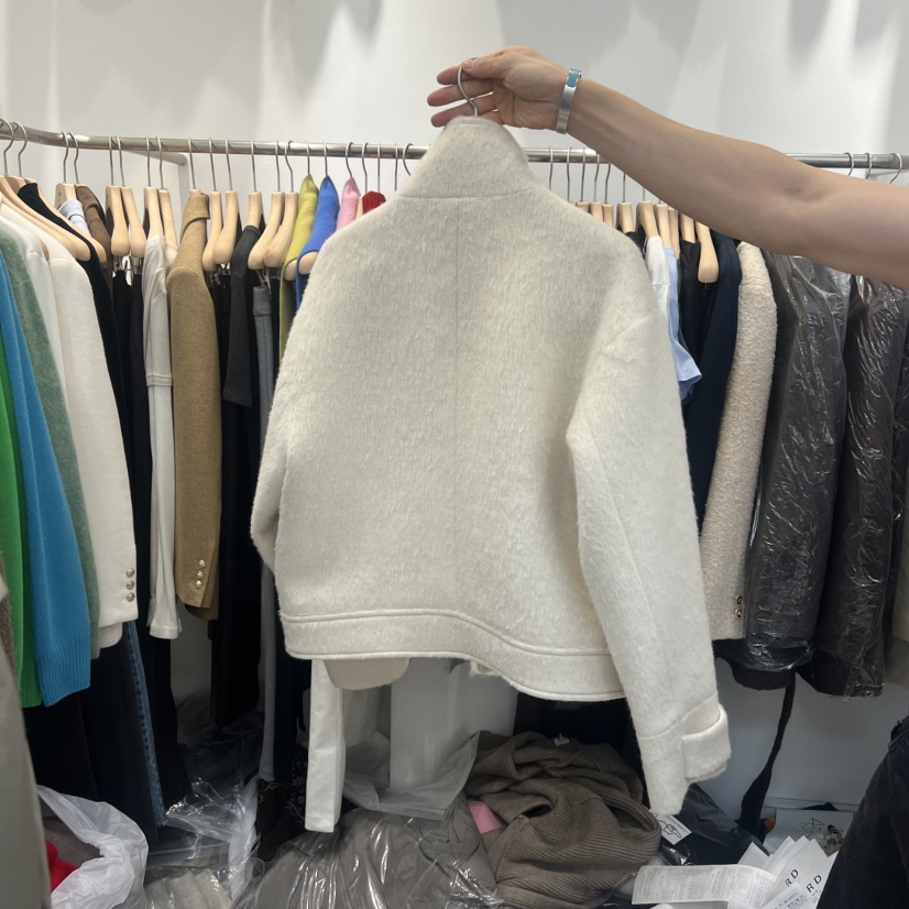 ORRD東大門㊣直郵女裝新款休閑時尚真品熱賣人氣短款大衣高領ORRD短款大衣