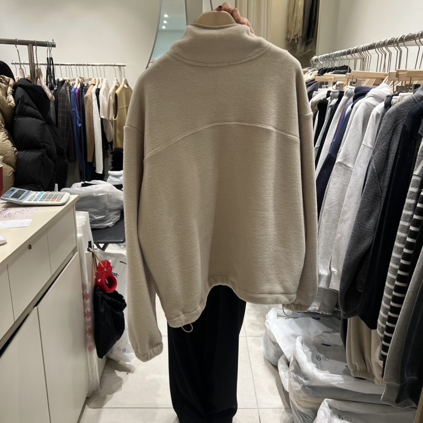 NAVYBURST東大門㊣直郵女裝新品休閑真品時尚推薦衛衣抓絨拉鏈NAVY BURST衛衣