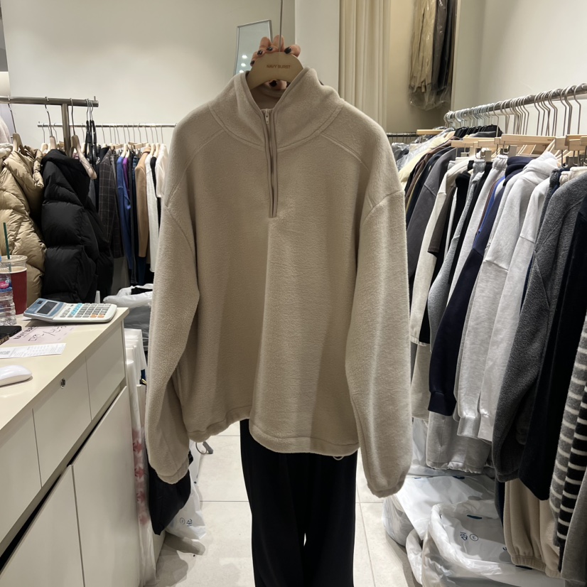 NAVYBURST東大門㊣直郵女裝新品休閑真品時尚推薦衛衣抓絨拉鏈NAVY BURST衛衣圖色1