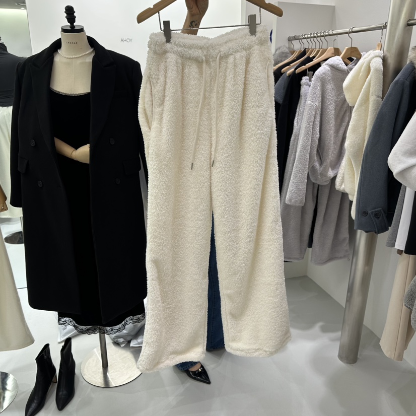 AHOY東大門㊣代購女士新品職業熱賣推薦人氣25秋冬休閑褲加絨AHOY休閑褲圖色2