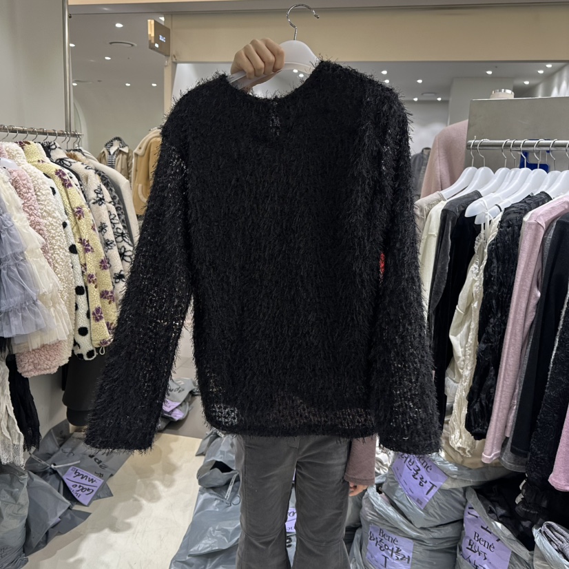 BENE韓國直郵㊣女士新品休閑人氣時尚25秋冬職業推薦長袖T恤BENE長袖T恤