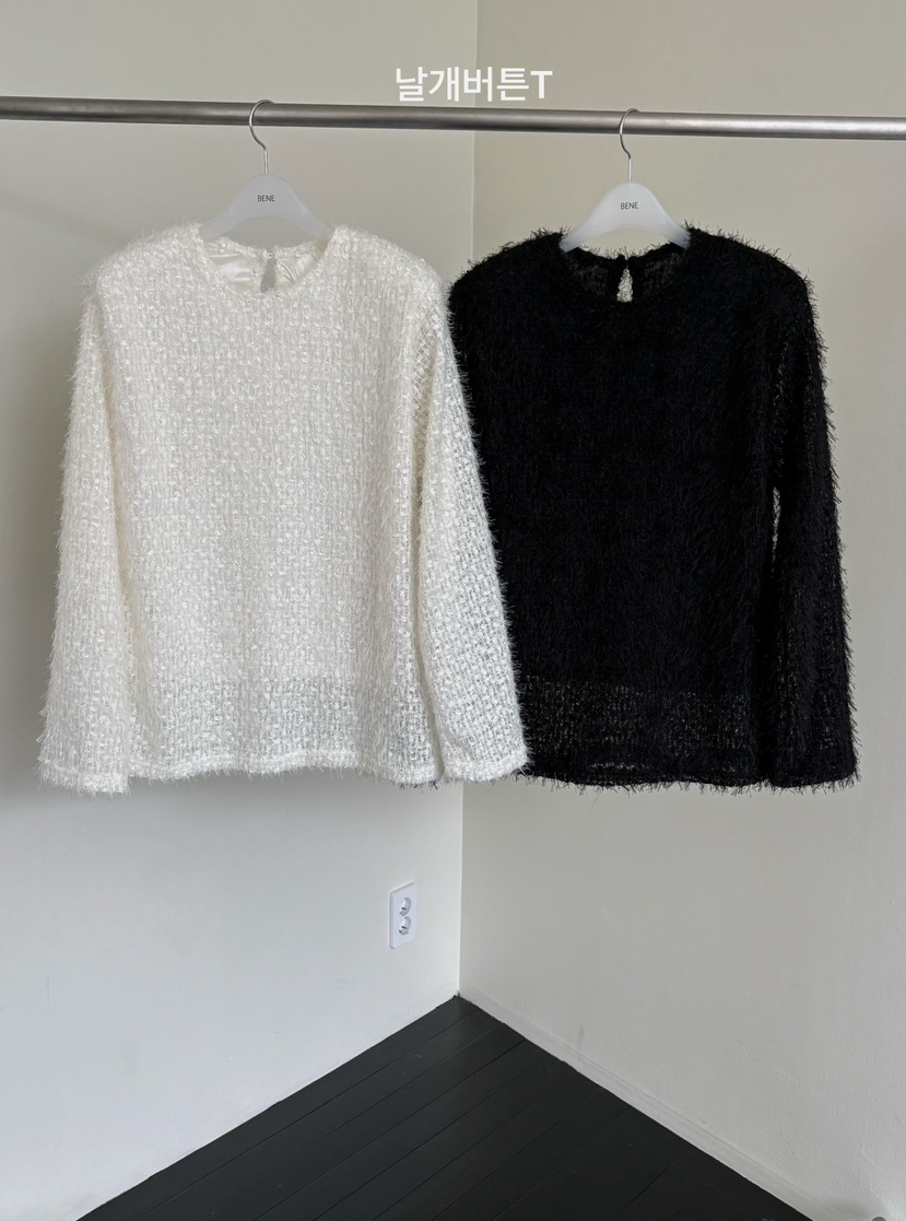 BENE韓國直郵㊣女士新品休閑人氣時尚25秋冬職業推薦長袖T恤BENE長袖T恤