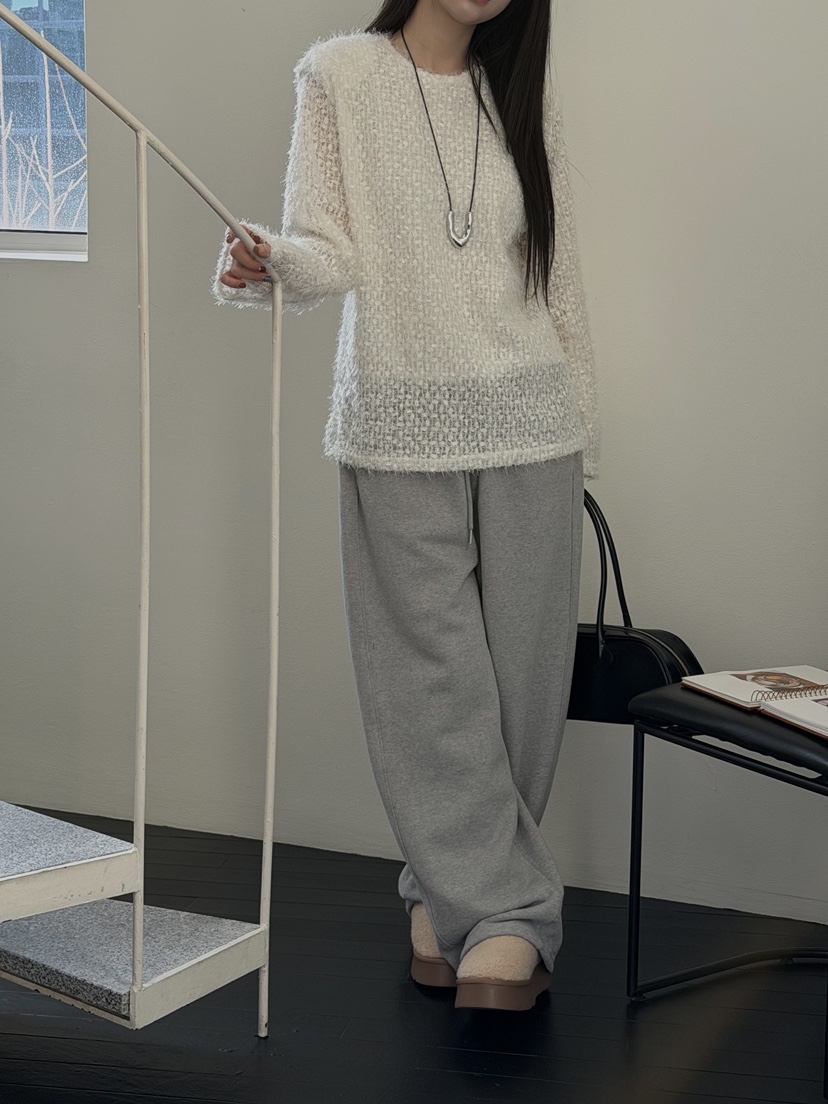 BENE韓國直郵㊣女士新品休閑人氣時尚25秋冬職業推薦長袖T恤BENE長袖T恤圖色1