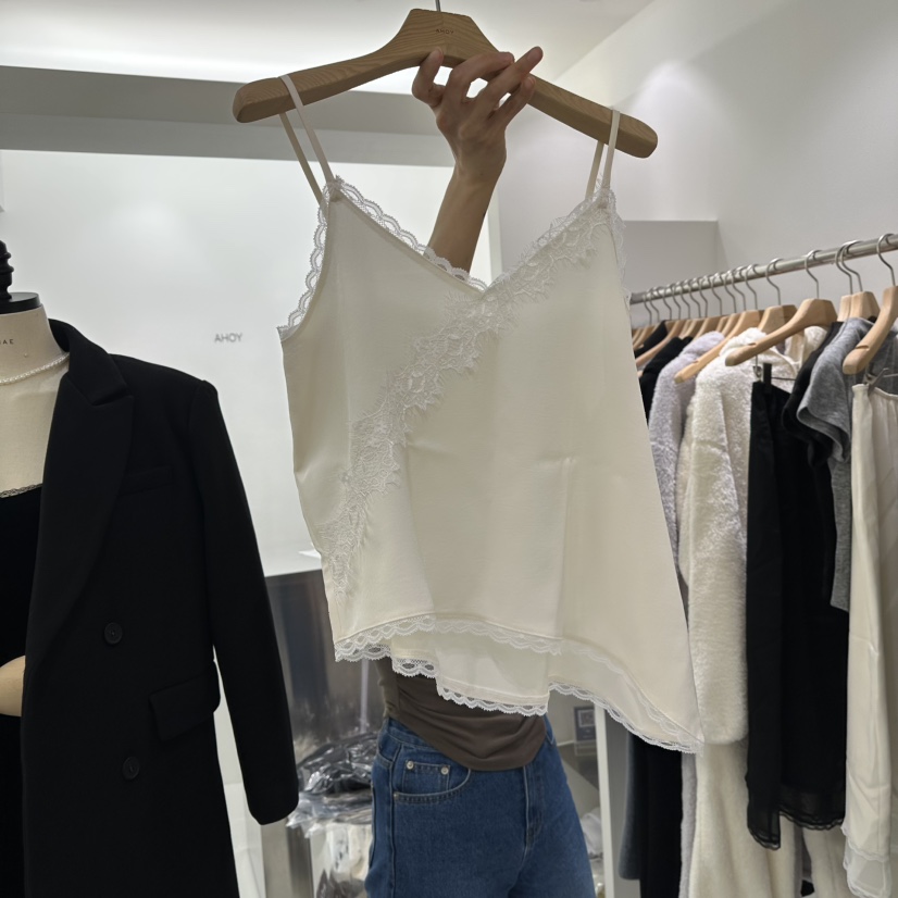 AHOY韓國直郵㊣女裝新款推薦真品休閑職業時尚人氣吊帶背心AHOY吊帶/背心圖色1