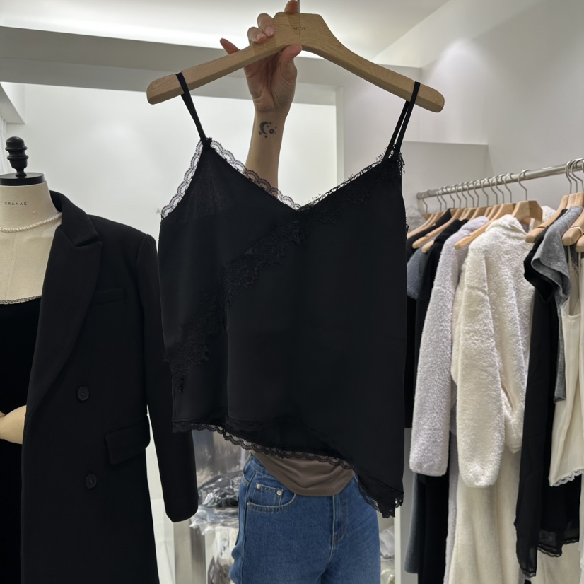 AHOY韓國直郵㊣女裝新款推薦真品休閑職業時尚人氣吊帶背心AHOY吊帶/背心圖色2