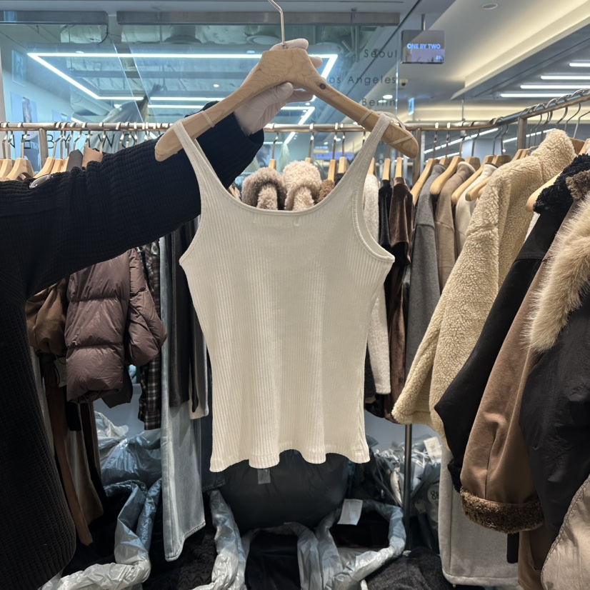 HONG.U東大門㊣直郵女士新品人氣真品休閑25秋冬職業吊帶背心HONG.U吊帶/背心