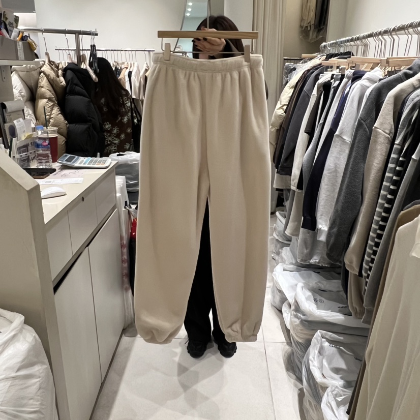 NAVYBURST東大門㊣代購女裝新品推薦人氣職業時尚休閑褲抓絨NAVY BURST休閑褲