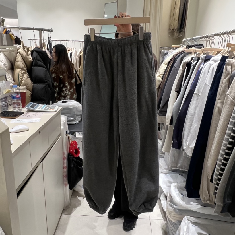 NAVYBURST東大門㊣代購女裝新品推薦人氣職業時尚休閑褲抓絨NAVY BURST休閑褲圖色4