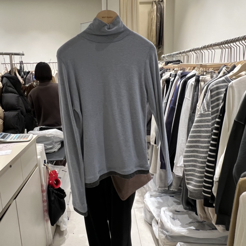 NAVYBURST韓國直郵㊣女士新款真品人氣熱賣25秋冬推薦長袖T恤NAVY BURST長袖T恤圖色2