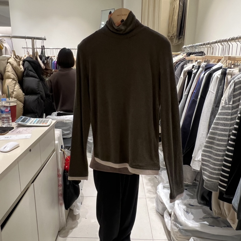 NAVYBURST韓國直郵㊣女士新款真品人氣熱賣25秋冬推薦長袖T恤NAVY BURST長袖T恤圖色3