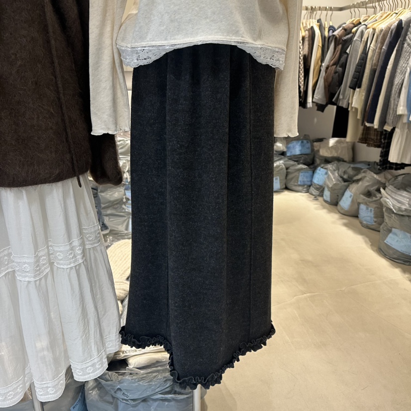 RICH SISTER東大門㊣直郵女裝新品真品推薦休閑職業長裙加絨RICH SISTER長裙圖色2