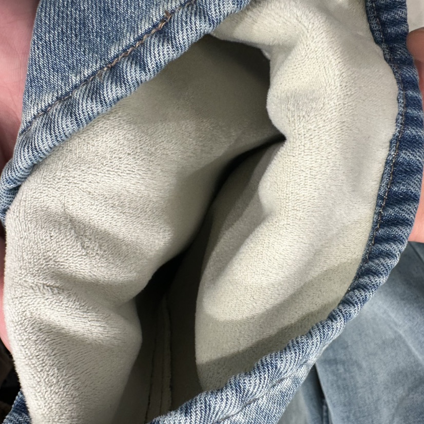 HONG.U東大門㊣代購女士新品休閑人氣時尚職業真品牛仔褲加絨HONG.U牛仔褲