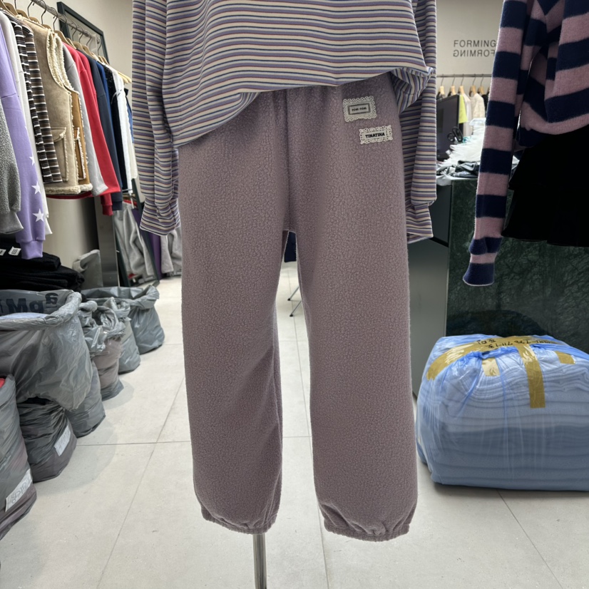 FORMING-P韓國直郵㊣女士新款人氣推薦時尚熱賣休閑褲加絨FORMING-P休閑褲圖色1