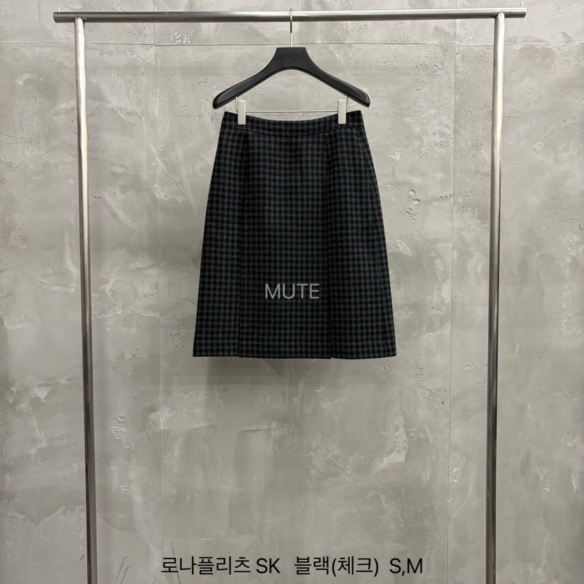 MUTE-P韓國代購㊣女士新品推薦真品時尚職業休閑半身裙中短裙MUTE半身裙/中短裙圖色3黑色實際價格100000