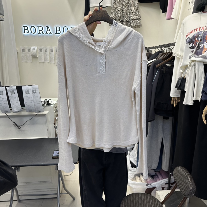 BORA BORA東大門㊣實拍女裝新款熱賣推薦25秋冬時尚長袖T恤BORA BORA長袖T恤圖色1