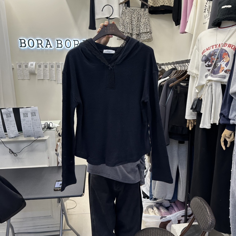 BORA BORA東大門㊣實拍女裝新款熱賣推薦25秋冬時尚長袖T恤BORA BORA長袖T恤圖色2