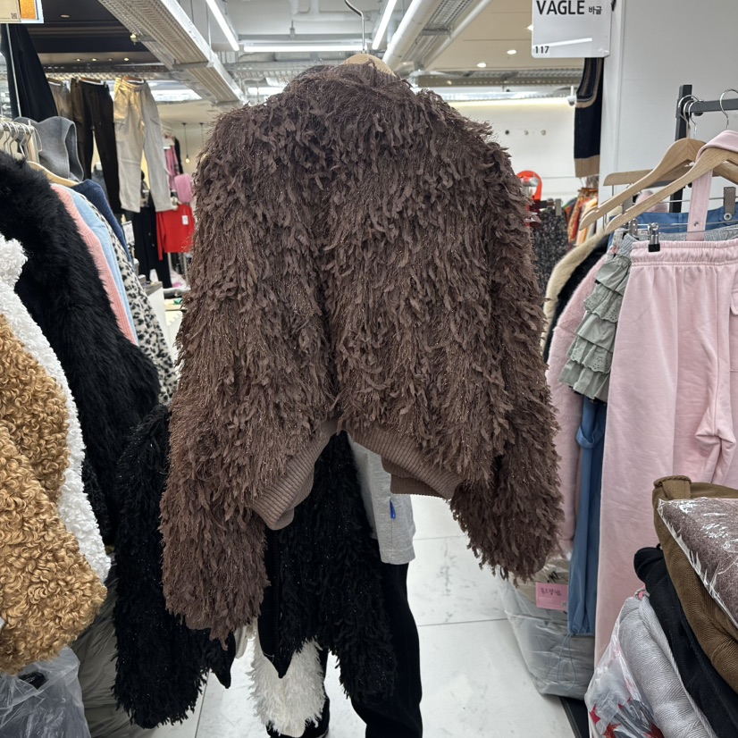 SAGE BRUSH東大門㊣實拍女士新品人氣推薦夾克毛皮混紡雙面SAGE BRUSH夾克