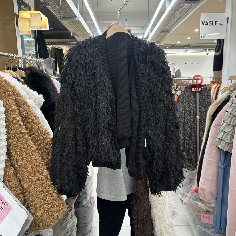 SAGE BRUSH東大門㊣實拍女士新品人氣推薦夾克毛皮混紡雙面SAGE BRUSH夾克圖色3