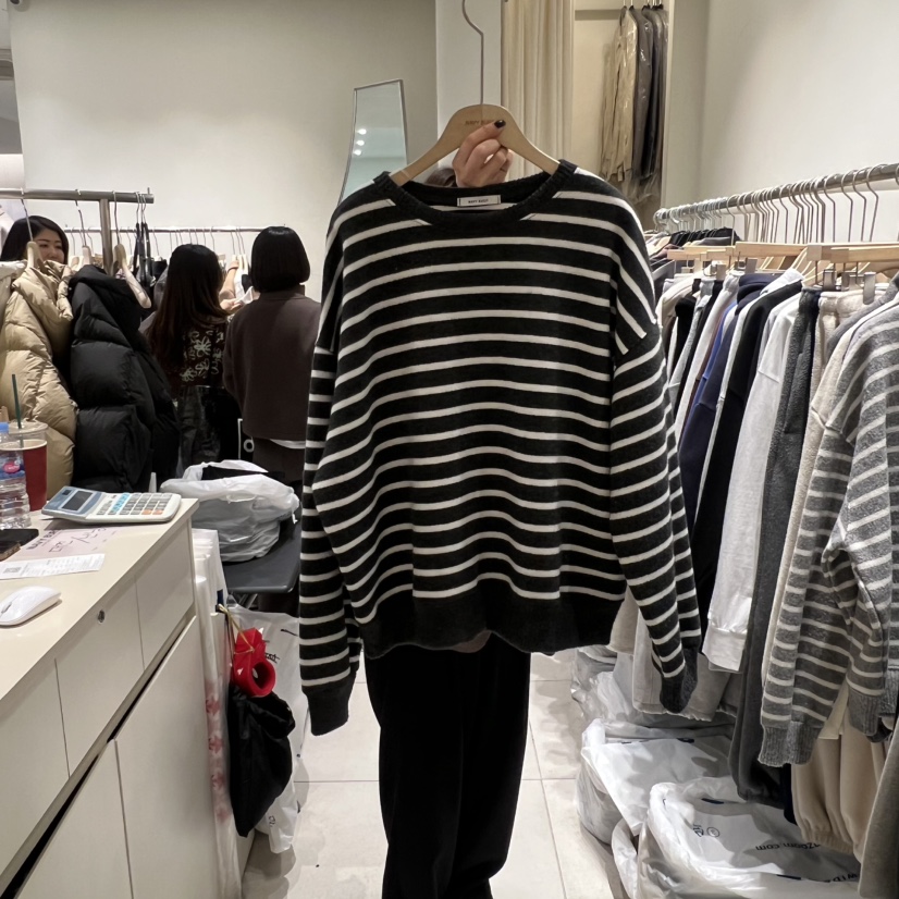 NAVYBURST韓國代購㊣女士新款人氣熱賣25秋冬真品職業時尚衛衣NAVY BURST衛衣圖色1