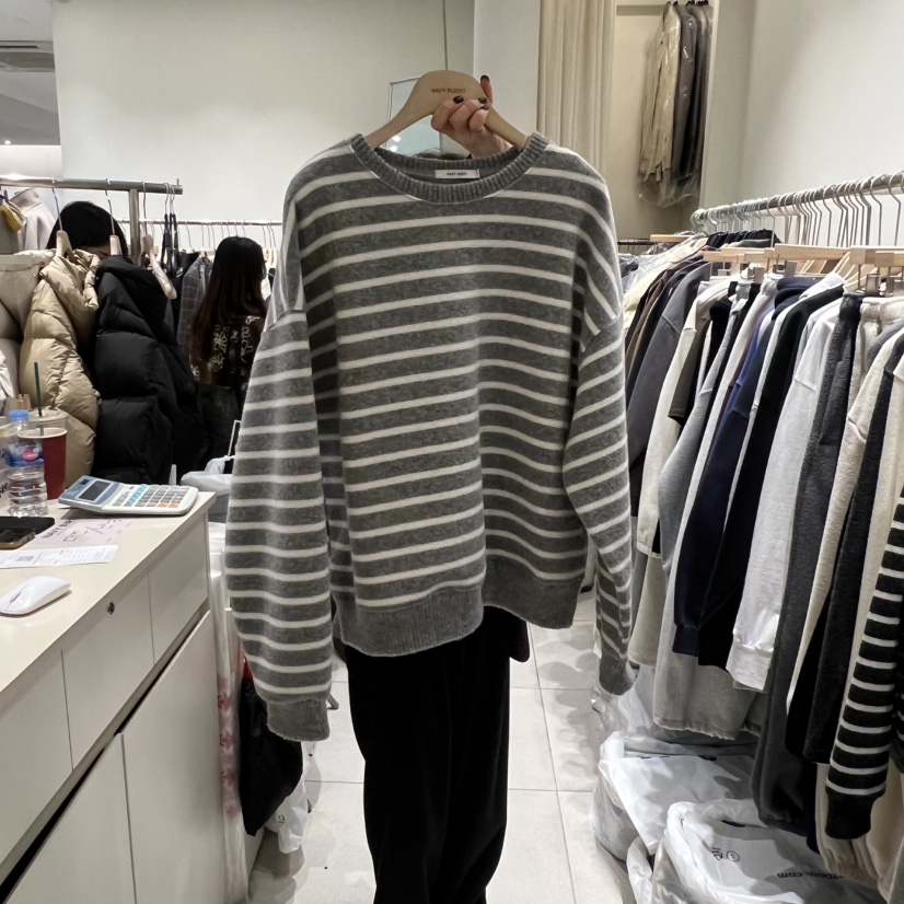 NAVYBURST韓國代購㊣女士新款人氣熱賣25秋冬真品職業時尚衛衣NAVY BURST衛衣圖色2