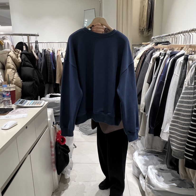 NAVYBURST東大門㊣實拍女裝新款時尚休閑25秋冬人氣衛衣加絨NAVY BURST衛衣