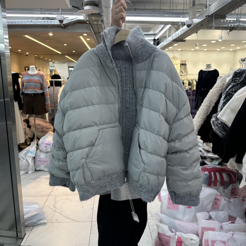 SAGE BRUSH東大門㊣直郵女士新款人氣短款羽絨服兩面穿雙面SAGE BRUSH短款羽絨服